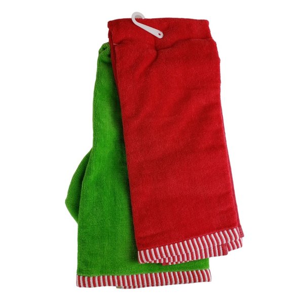 Set of 2 Bah Humbug Christmas Hand Dish Towels NWT - Picture 6 of 6
